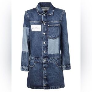 Calvin Klein Jeans Blue Patchwork Jacket